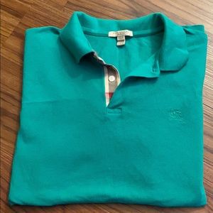 MENS AUTHENTIC POLO BURBERRY SHIRT (Green)